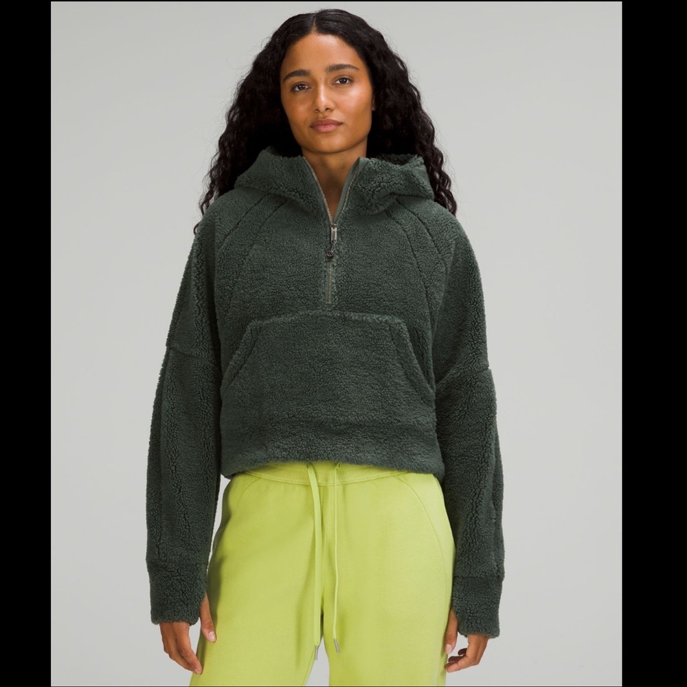 NWT Lululemon Scuba Oversized Half-Zip Fleece Hoodie